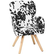 SHUMEE polohovací TV křeslo, textil, světle šedé - Křeslo
