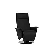 SHUMEE relaxační křeslo černé pravá kůže, 341285 - Křeslo