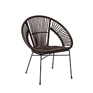 SHUMEE relaxační křeslo krémové textil, 341292 - Křeslo