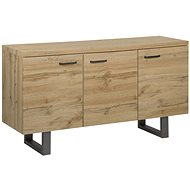 Komoda třídveřová světlé dřevo TIMBER, 181597 - Komoda