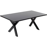 Čierny jedálenský stôl 180 cm LISALA, 58796 - Jedálenský stôl