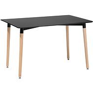 Čierny kuchynský stôl 120 × 80 cm FLY, 58794 - Jedálenský stôl