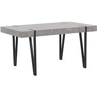 Jídelní stůl  betonový vzhled 150 x 90 cm ADENA, 250975 - Jídelní stůl
