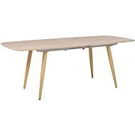 Jedálenský stôl 180/210 × 90 cm HAGA svetlé drevo, 233875 - Jedálenský stôl