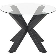 Kulatý jídelní stůl  100 cm černý OTIUM, 310142 - Jídelní stůl