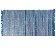 Modrý bavlněný koberec 80x150 cm BESNI, 57462 - Koberec