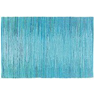 Modrý tkaný bavlněný koberec 160x230 cm MERSIN, 57563 - Koberec