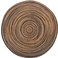 Koberec 140 cm béžový s černým ARTORA, 181515 - Koberec