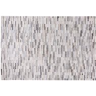 Šedý kožený koberec 160x230 cm AHILLI, 73796 - Koberec