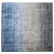 Koberec šedě-modrý 200 x 200 cm krátkovlasý ERCIS, 108533 - Koberec