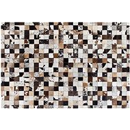 Koberec bílý / béžový / černý 140x200 cm CERLI, 160770 - Koberec