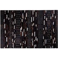 Kožený patchworkový koberec 140 × 200 cm hnedý AKSEKI, 200964 - Koberec