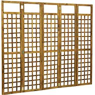 5-piece Screen/Trellis Solid Acacia Wood 200 x 170cm - Room Divider