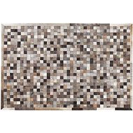Kožený patchworkový koberec 160 x 230 cm vícebarevný ARMUTLU, 222369 - Koberec