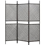 3-piece Screen Polyrattan Brown 180 x 200cm - Room Divider