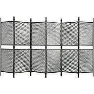 6-piece Screen Anthracite Polyrate 360 x 200cm - Room Divider