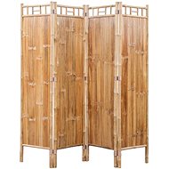 Four-piece Bamboo Screen - Room Divider