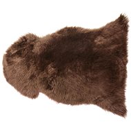 Tmavě hnědá ovčí kůže ULURU, 119214 - Koberec
