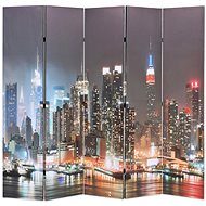 Folding Screen 200 x 170cm New York by Night - Room Divider
