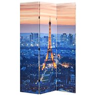 Folding Screen 120 x 170cm Night Paris - Room Divider