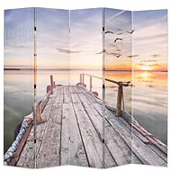 Folding Screen 200 x 170cm Lake - Room Divider