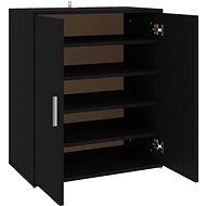 Shoe rack black 60 x 35 x 70 cm chipboard, 808919 - Shoe Rack