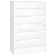 Botník bílý 60 x 35 x 92 cm dřevotříska, 808945 - Shoe Rack