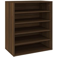 Shoe rack brown oak 60 x 35 x 70 cm composite wood, 816016 - Shoe Rack