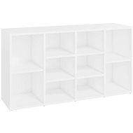 Lavice s botníkem bílá 103 x 30 x 54,5 cm dřevotříska, 803290 - Shoe Rack