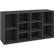 Lavice s botníkem šedá 103 x 30 x 54,5 cm dřevotříska, 803292 - Botník