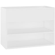 Bench with shoe rack white 60 x 30 x 45 cm chipboard, 808738 - Shoe Rack