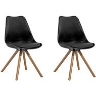 Sada 2 židlí černá DAKOTA , 179245 - Jídelní židle