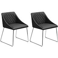 Sada 2 čiernych stoličiek do jedálne ARCATA, 70838 - Jedálenská stolička