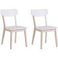 Sada dvou jídelních židlí bílá SANTOS, 134751 - Jídelní židle