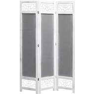 3-piece Screen Grey 105 x 165cm Textile - Room Divider