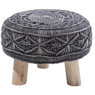 Stolička MUNDRA grafitově šedá, 140570 - Stool