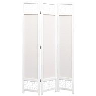 3-piece Cream Screen 105 x 165cm Textile - Room Divider