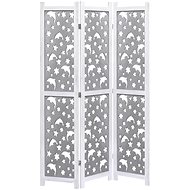 3-piece Grey Screen 105 x 165cm Solid Wood - Room Divider
