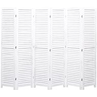 6-piece Screen White 210 x 165cm Wood - Room Divider