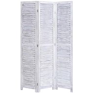 3-piece Screen Grey 105 x 165cm Wood - Room Divider