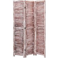 3-piece Screen Brown 105 x 165cm Wood - Room Divider