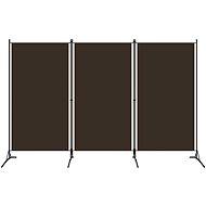 3-piece Brown Screen 260 x 180cm - Room Divider