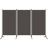 3-piece Anthracite Screen 260 x 180cm - Room Divider