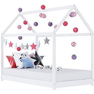 Baby Bed Frame White Solid Pine 80 x 160cm - Bed