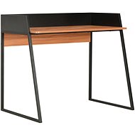 Psací stůl černý a hnědý 90 x 60 x 88 cm - Desk
