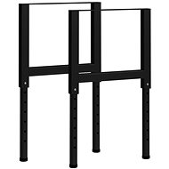 Adjustable work table frames 2 pcs metal 55 x (69-95,5) cm - Table Legs