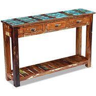 Console Table Solid Recycled Wood 120 x 30 x 76cm - Console Table