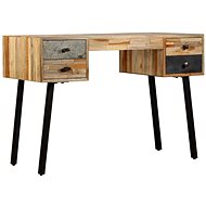 Psací stůl, masivní recyklovaný teak 110x50x76 cm - Desk