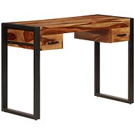 Writing Desk with 2 Drawers 110 x 50 x 77cm Solid Sheesham - Writing Desk