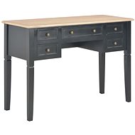 Black Desk 109,5 x 45 x 77,5cm Wood - Writing Desk